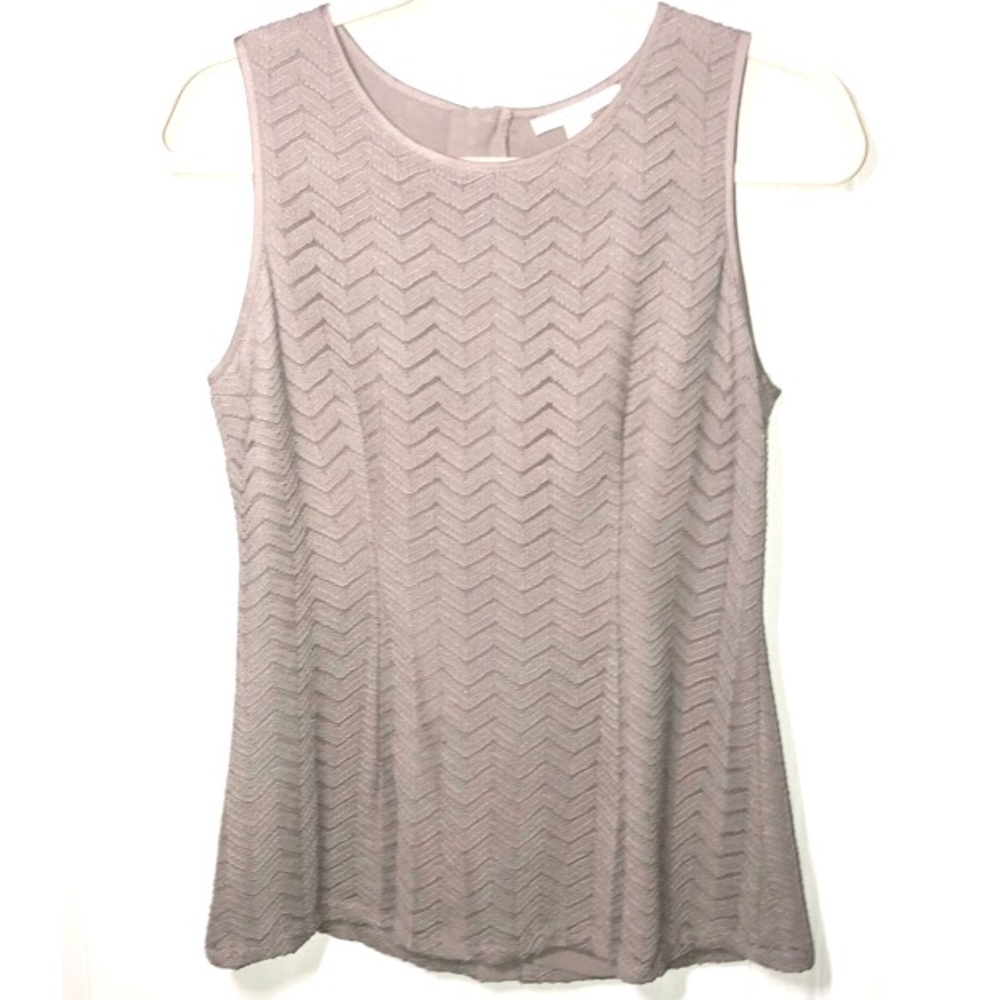 Banana republic tan sleeveless blouse Size 6